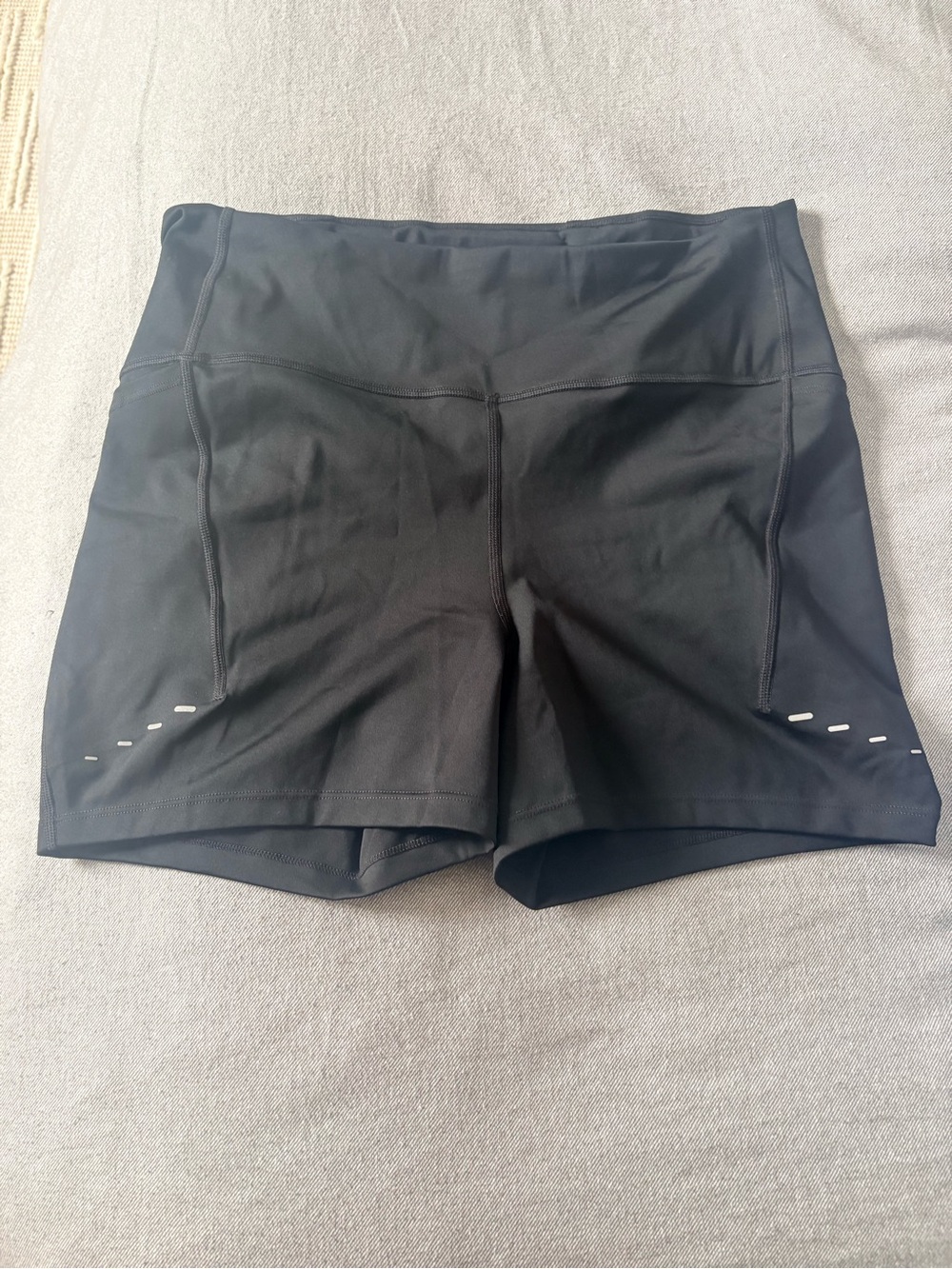 Nike Black Women's Bike Shorts with Reflective Accents